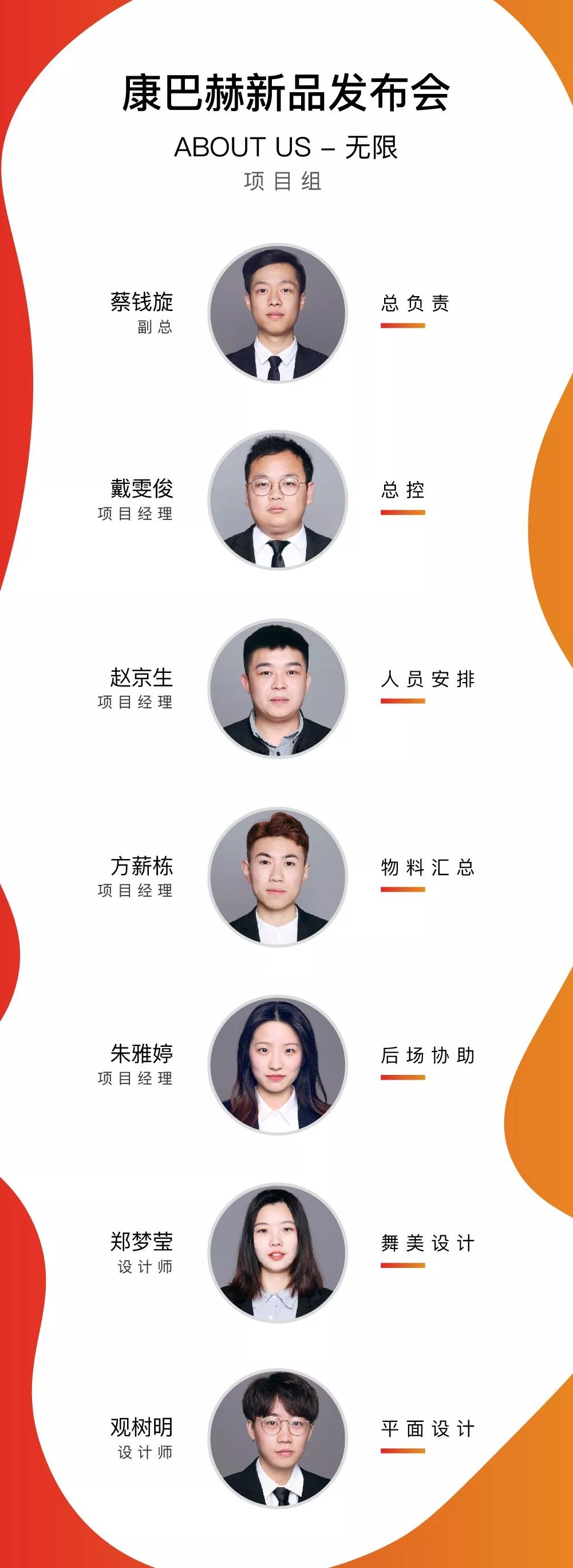 康巴赫新品发布会伍方项目组成员